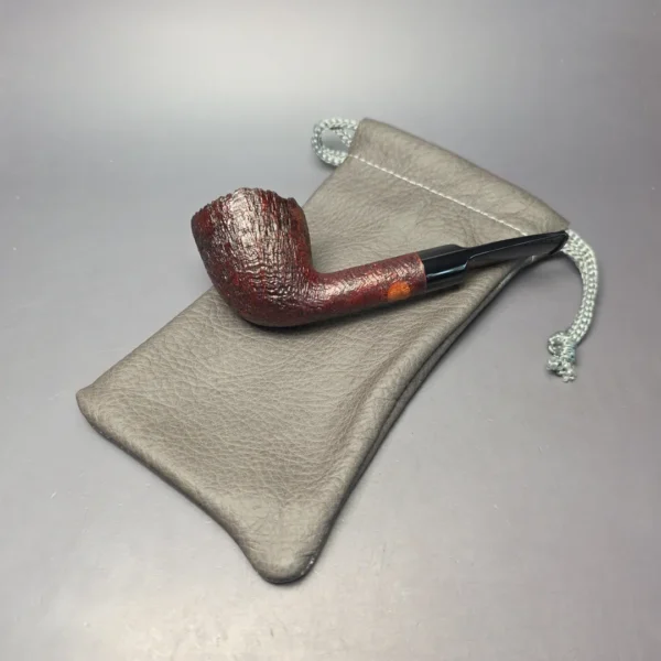Buckeye Hand Made Contrast Sandblasted Dublin Briar Pipe, New - Image 13