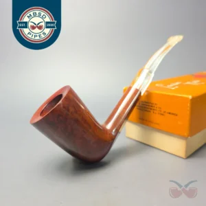 GBD Pre-1980s New Standard Conquest 9678 Smooth Dublin w/ Perspex Estate Briar Pipe, Unsmoked