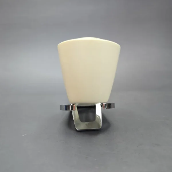 MBSD Meerschaum Silver Smooth Dublin Reverse Calabash Block Meerschaum Pipe, New - Image 5