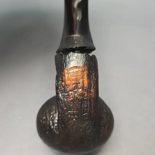 Christian Ruetz Sandblasted "Broken Gaia" Handmade Briar Pipe, New - Image 9