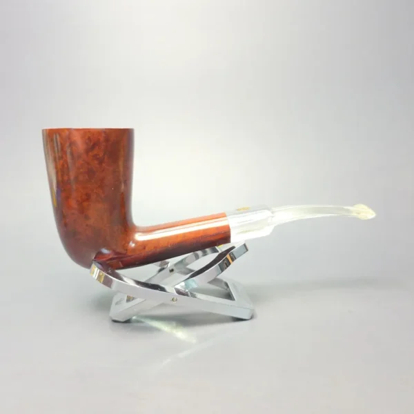 GBD Pre-1980s New Standard Conquest 9678 Smooth Dublin w/ Perspex Estate Briar Pipe, Unsmoked - Image 3
