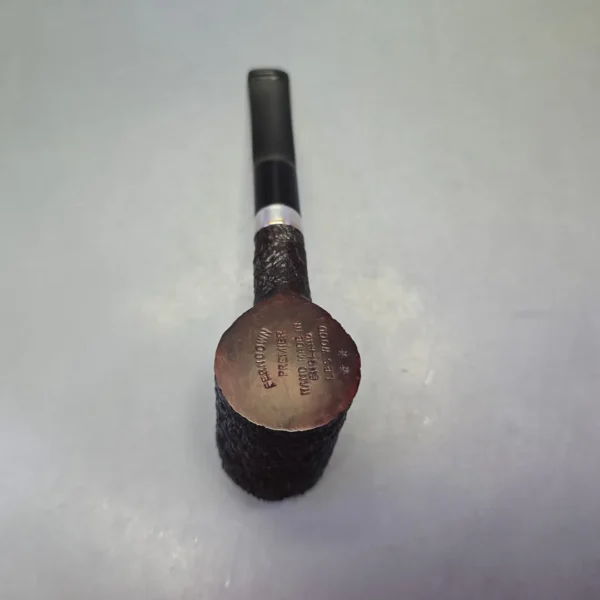 Ferndown & Michael Parks Premier 2 Star Sandblasted Poker w/ Silver Estate Briar Pipe, Unsmoked - Image 8