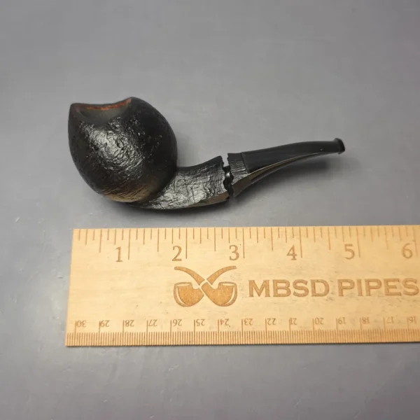 Christian Ruetz Sandblasted "Broken Gaia" Handmade Briar Pipe, New - Image 12