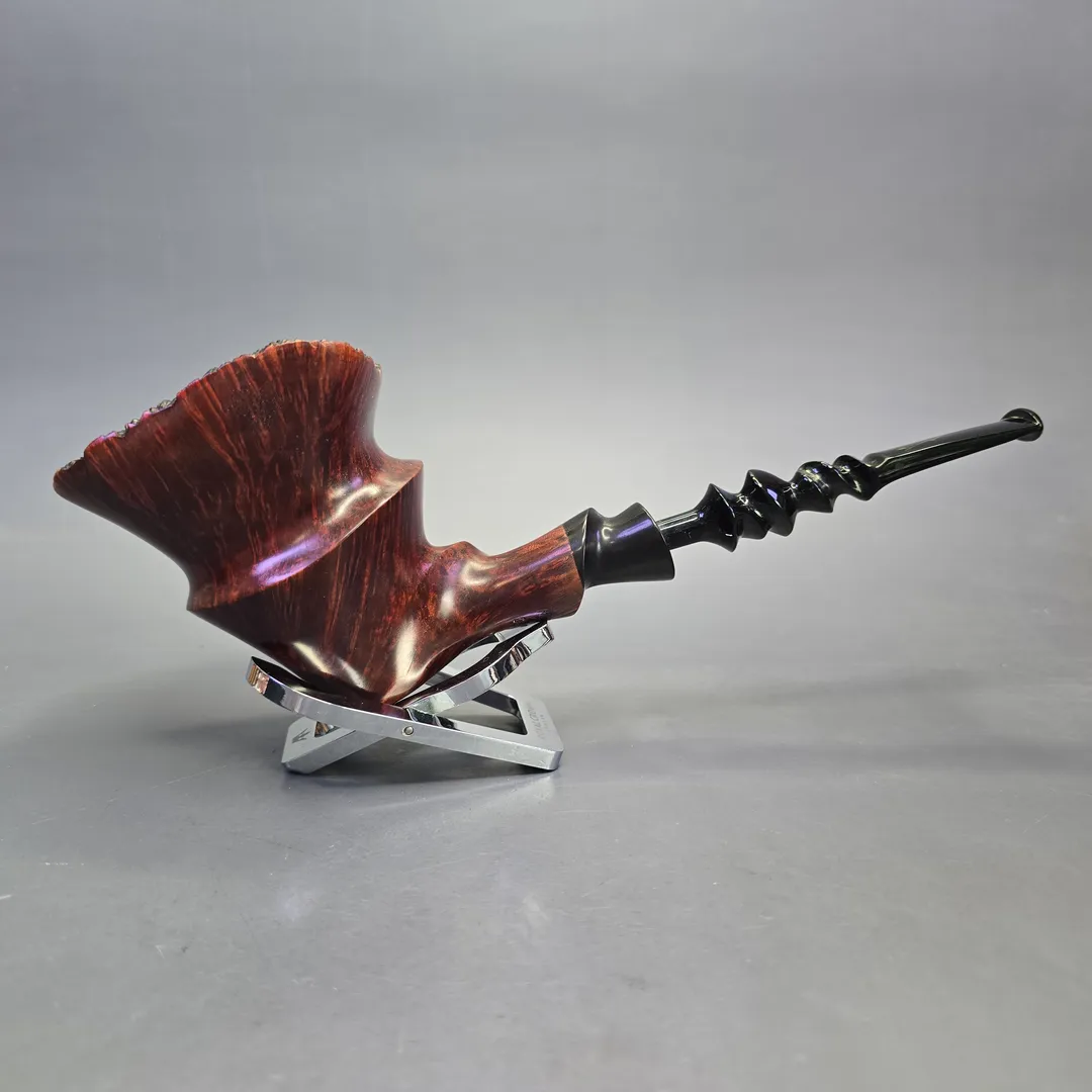 Preben Holm Private Collection 101 Smooth Freehand Estate Briar Pipe, Danish Estates - Image 2