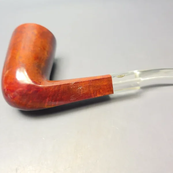 GBD Pre-1980s New Standard Conquest 9678 Smooth Dublin w/ Perspex Estate Briar Pipe, Unsmoked - Image 9