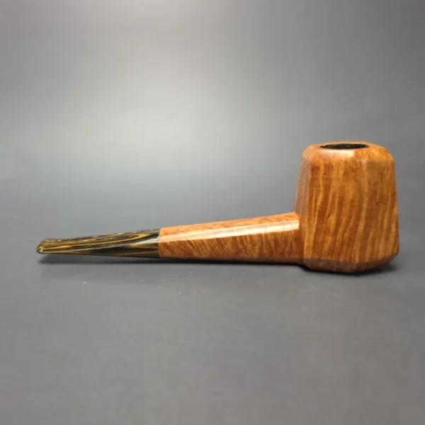 Papa Bear's Pipes by Tim Beaumont Smooth Paneled Volcano Handmade Briar Pipe, New - Image 4