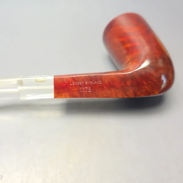 GBD Pre-1980s New Standard Conquest 9678 Smooth Dublin w/ Perspex Estate Briar Pipe, Unsmoked - Image 10