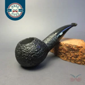 Savinelli Baronet Bruyere 320 EX Rusticated Author Estate Briar Pipe, Unsmoked