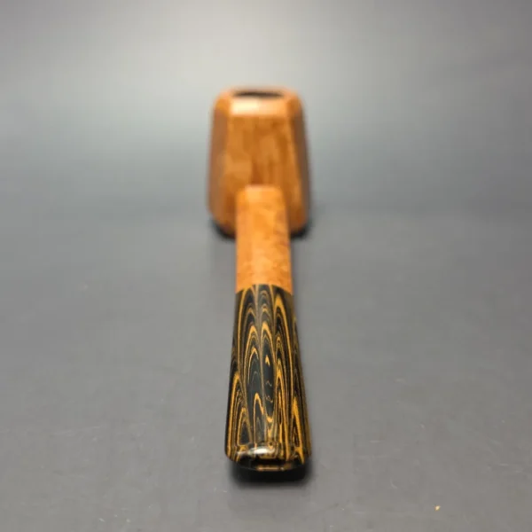 Papa Bear's Pipes by Tim Beaumont Smooth Paneled Volcano Handmade Briar Pipe, New - Image 5