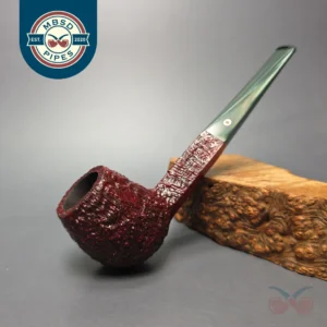 Ashton Brindle XX Sandblasted Diamond Shank Brandy Handmade Briar Pipe, New
