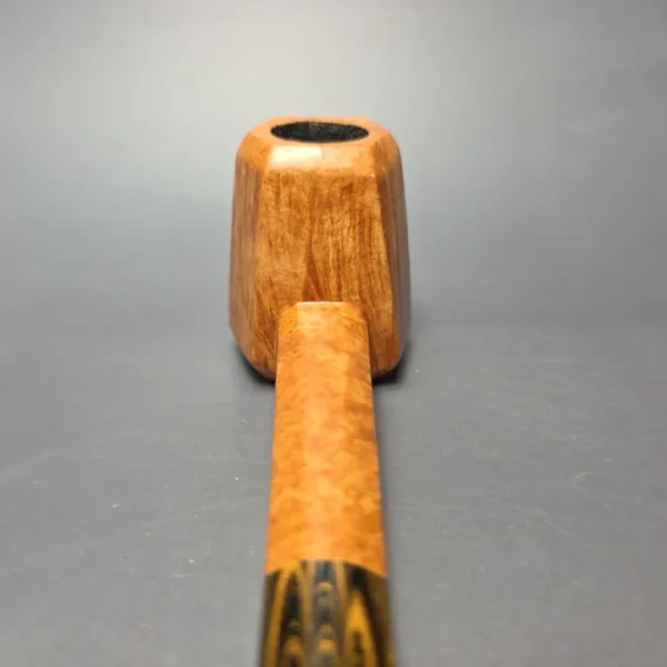 Papa Bear's Pipes by Tim Beaumont Smooth Paneled Volcano Handmade Briar Pipe, New - Image 6