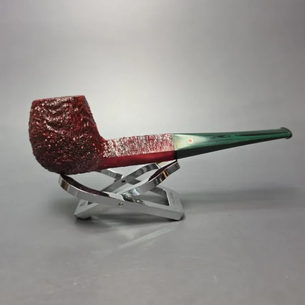 Ashton Brindle XX Sandblasted Diamond Shank Brandy Handmade Briar Pipe, New - Image 3