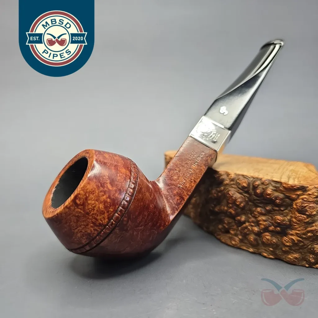 Peterson (1989) Sherlock Holmes Baker Street Smooth Bulldog with Silver (Unsmoked Estate)