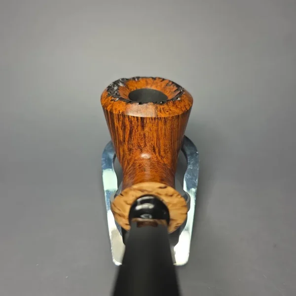 Christian Ruetz Smooth Asymmetric Dublin w/ Masur Birch Handmade Briar Pipe, New - Image 6