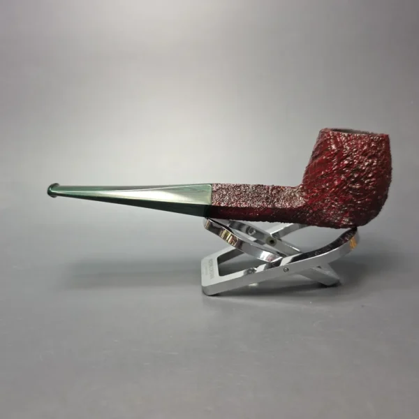 Ashton Brindle XX Sandblasted Diamond Shank Brandy Handmade Briar Pipe, New - Image 5