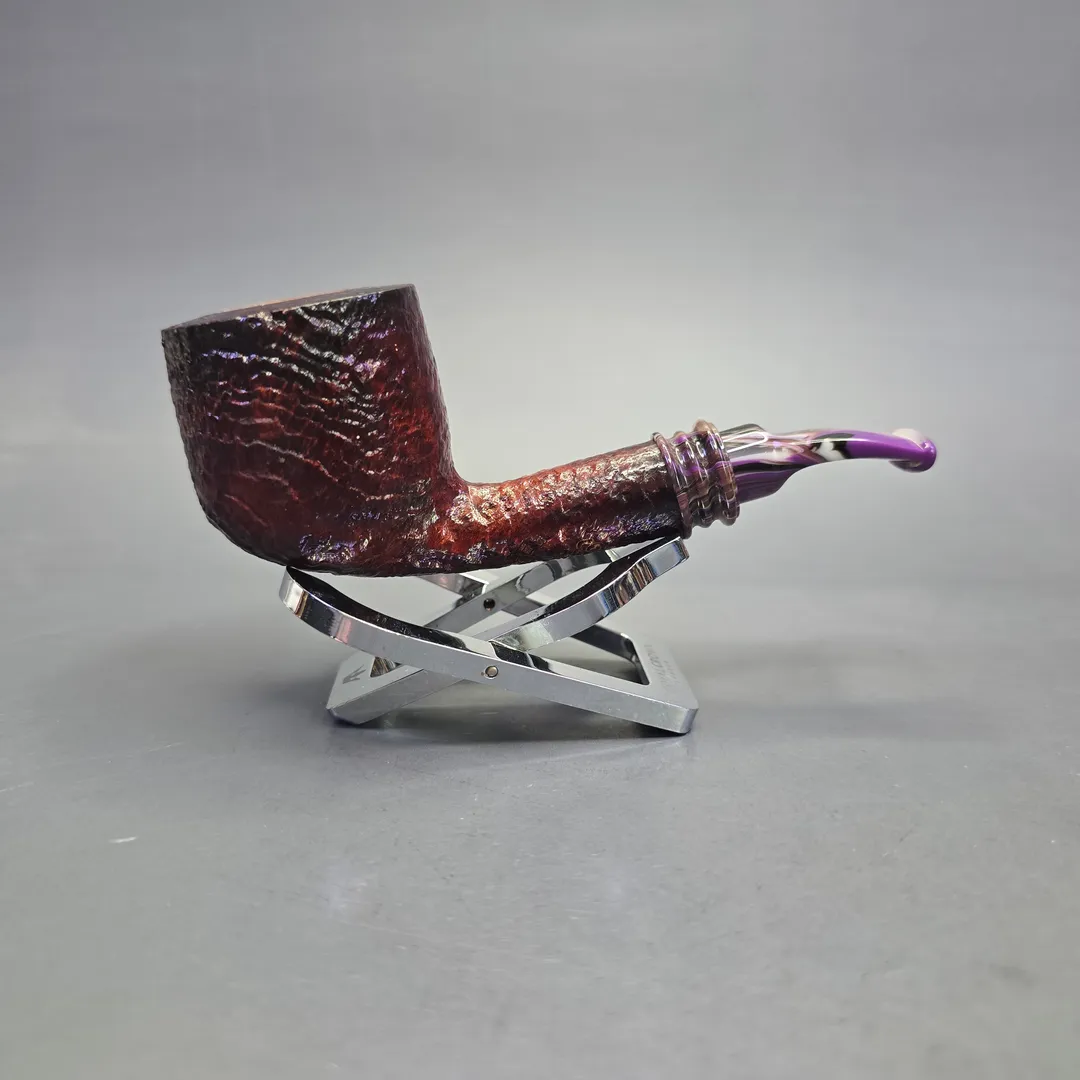 Neerup Classic Contrast Sandblasted Pot Estate Briar Pipe, Danish Estates - Image 2
