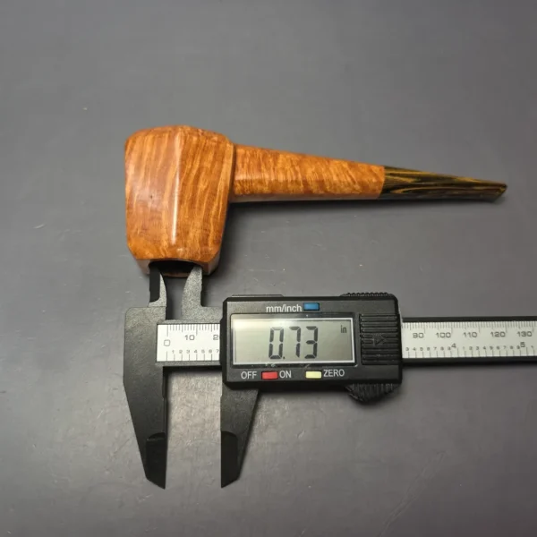 Papa Bear's Pipes by Tim Beaumont Smooth Paneled Volcano Handmade Briar Pipe, New - Image 11