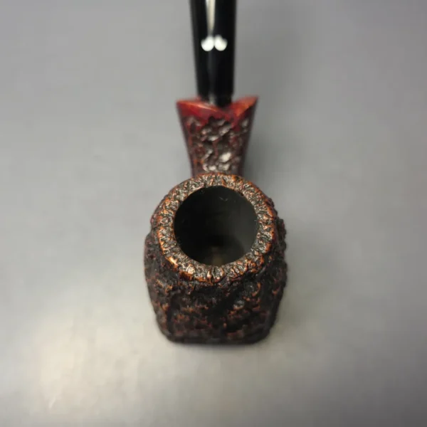 Caminetto (c.1990) Business Large Rusticated Cherrywood Sitter Estate Briar Pipe, Italian Estates - Image 6