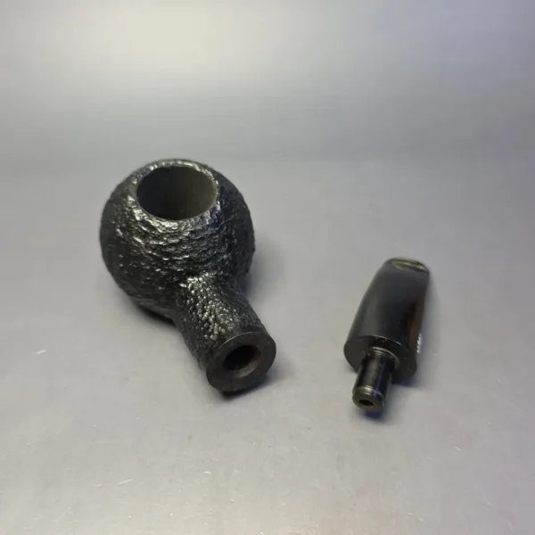 Savinelli Baronet Bruyere 320 EX Rusticated Author Estate Briar Pipe, Unsmoked - Image 10