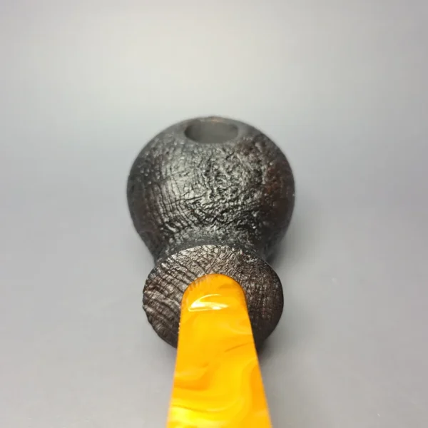 Buckeye Hand Made Sandblasted Asymmetric Tomato Briar Pipe, New - Image 6