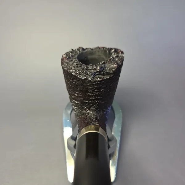 James Barber (Ferndown) Chevin 4 Star Sandblasted Dublin w/ Freehand Estate Briar Pipe, English Estates - Image 6