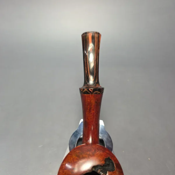 Papa Bear's Pipes by Tim Beaumont Smooth Asymmetric Dublin Handmade Briar Pipe, New - Image 8