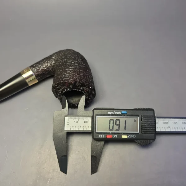 James Barber (Ferndown) Chevin 4 Star Sandblasted Dublin w/ Freehand Estate Briar Pipe, English Estates - Image 11