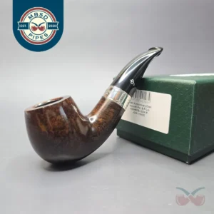 Peterson 160th Anniversary Pat. B Dark Smooth Bent Billiard Briar Pipe, New