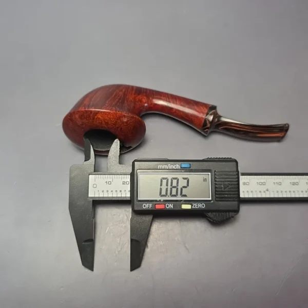 Papa Bear's Pipes by Tim Beaumont Smooth Asymmetric Dublin Handmade Briar Pipe, New - Image 12
