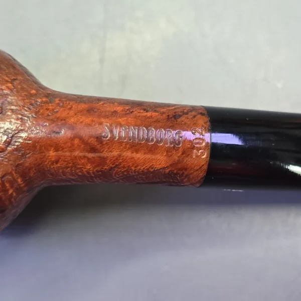 Svendborg 302 Sandblasted Apple Rhodesian Estate Briar Pipe, Unsmoked - Image 10