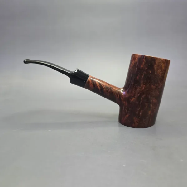 Johs Smooth XXL Cherrywood Sitter Estate Briar Pipe, Unsmoked - Image 4