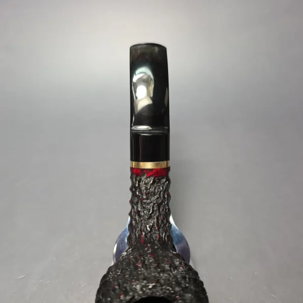 Tom Eltang & Hans Former Nielsen Pipes & Tobaccos Magazine 2004 Pipe of the Year Rusticated Egg Estate Briar Pipe, Unsmoked - Image 8