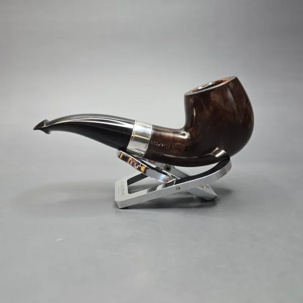 Peterson 160th Anniversary Pat. B Dark Smooth Bent Billiard Briar Pipe, New - Image 5