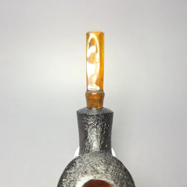 Buckeye Hand Made Sandblasted Scooping Dublin Briar Pipe, New - Image 7