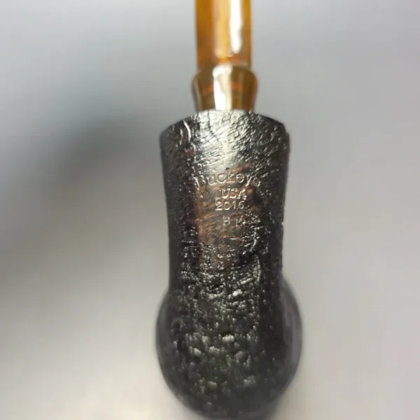 Buckeye Hand Made Sandblasted Scooping Dublin Briar Pipe, New - Image 5