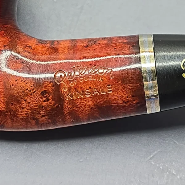 Peterson Kinsale XL16 Smooth Bent Billiard Estate Briar Pipe, Unsmoked - Image 10
