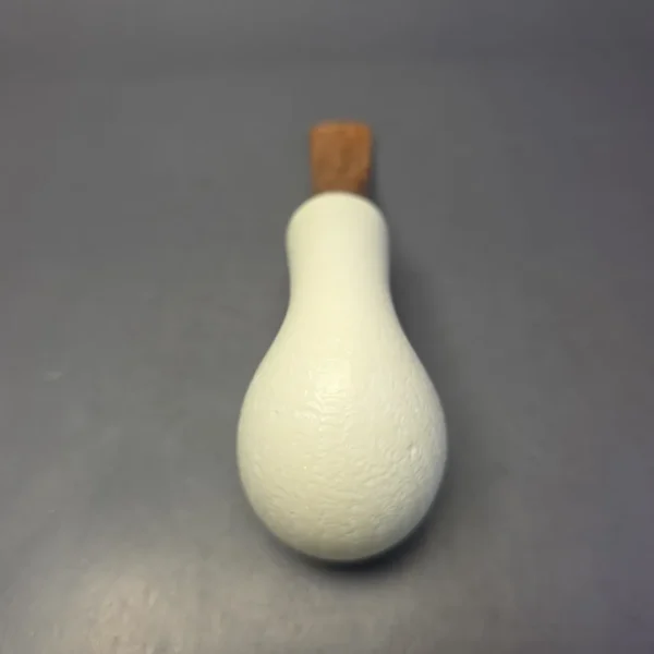 MBSD Meerschaum Silver Guilloche Egg Reverse Calabash Block Meerschaum Pipe, New - Image 8