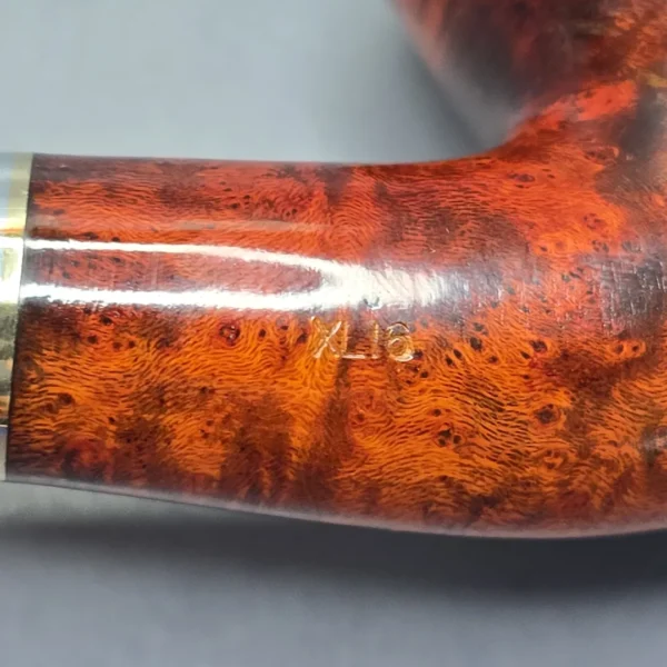 Peterson Kinsale XL16 Smooth Bent Billiard Estate Briar Pipe, Unsmoked - Image 11