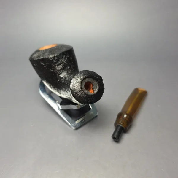 Buckeye Hand Made Sandblasted Scooping Dublin Briar Pipe, New - Image 4
