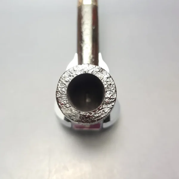 Ashton Brindle LX Sandblasted Canadian w/ Silver Handmade Briar Pipe, New - Image 8