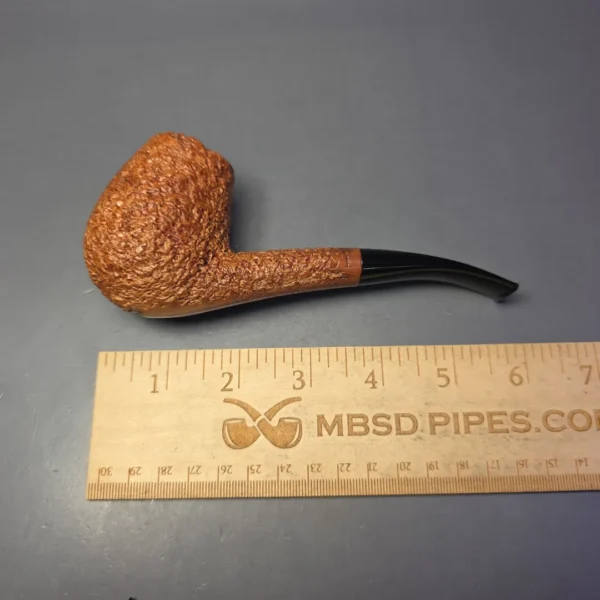 Ascorti Business KS Rusticated Hawkbill Estate Briar Pipe, Italian Estates - Image 5