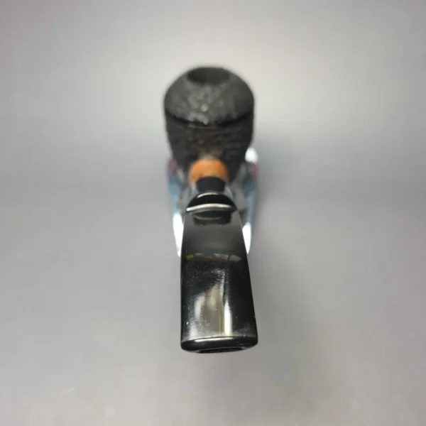 JM Boswell 2010 XL Partially Rusticated Rhodesian Estate Briar Pipe, Unsmoked - Image 5