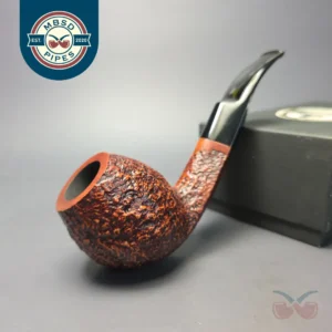 Ser Jacopo S2 Maxima Sandblasted Brandy Estate Briar Pipe, Unsmoked