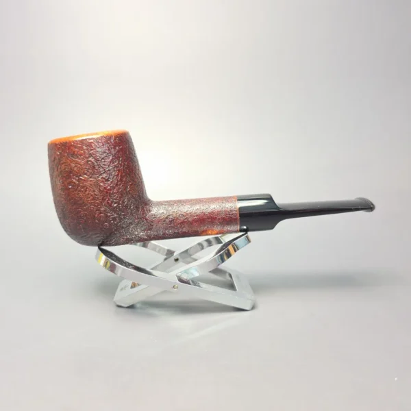 Buckeye Hand Made Partially Sandblasted Billiard Briar Pipe, New - Image 12