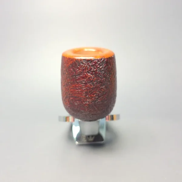 Buckeye Hand Made Partially Sandblasted Billiard Briar Pipe, New - Image 10