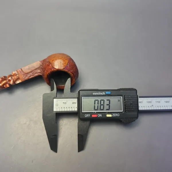 GBD Pre-1980s Tapestry 549 Partially Sandblasted Bulldog Estate Briar Pipe, English Estates - Image 11