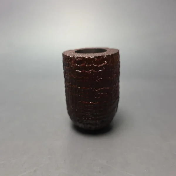 Ashton Brindle LX Sandblasted Canadian w/ Silver Handmade Briar Pipe, New - Image 3