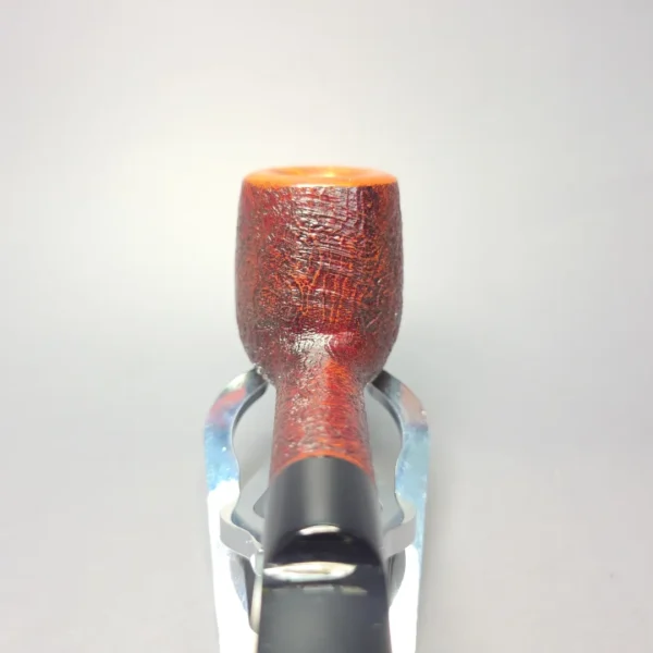 Buckeye Hand Made Partially Sandblasted Billiard Briar Pipe, New - Image 8