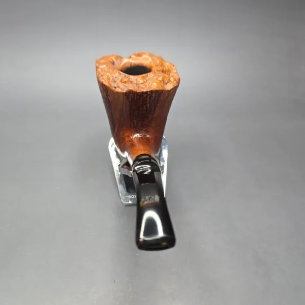 Don-Lou (Dominic Cazzetta) XL Partially Rusticated Freehand Dublin Estate Briar Pipe - Image 5