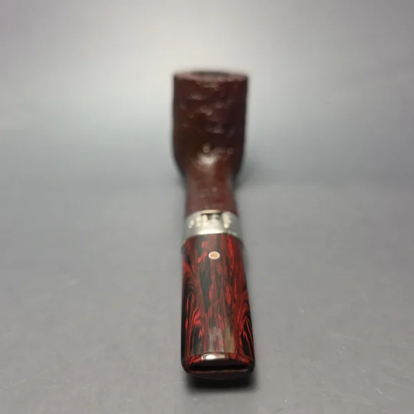 Ashton Brindle LX Sandblasted Canadian w/ Silver Handmade Briar Pipe, New - Image 5